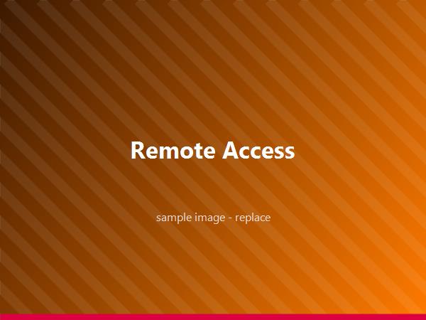 Secure remote access